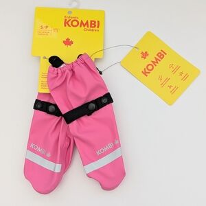 NWT Kombi Kids' (Size 2/3) Pink Unlined Drop Shell Waterproof Mittens